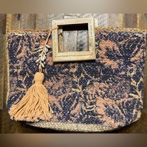 Straw tote bag! NWOT